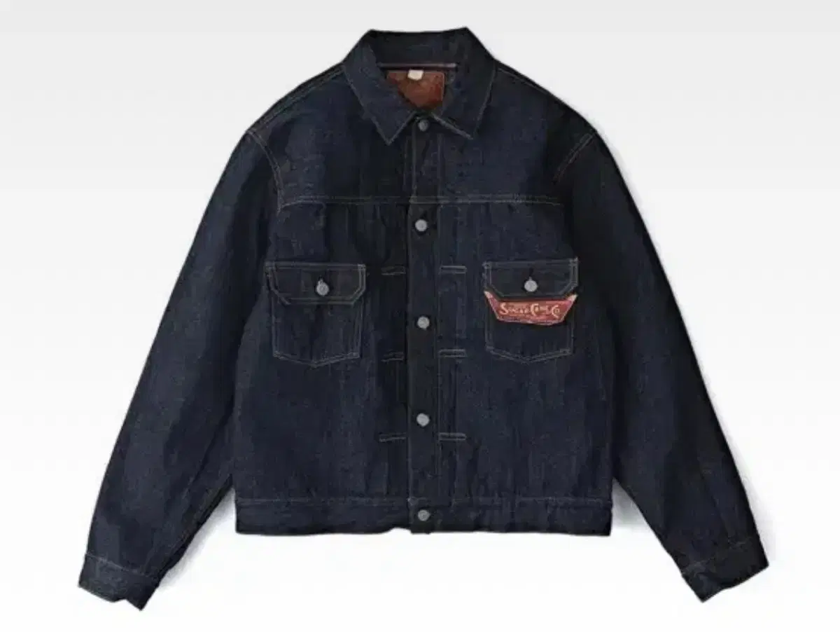 Sugarcane 2nd Generation Denim Jacket Blanket Model