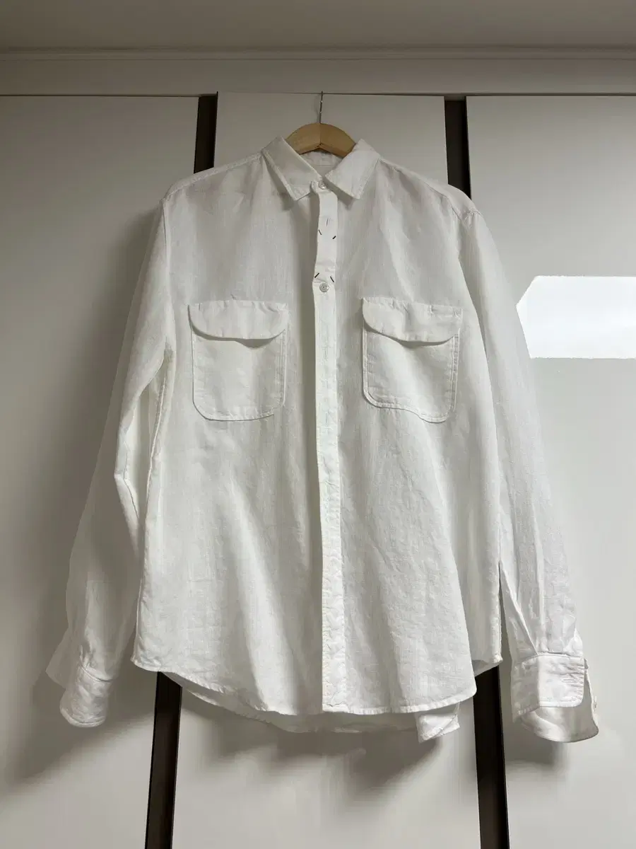 Capital Linen Clip Shirt White 3 sizes