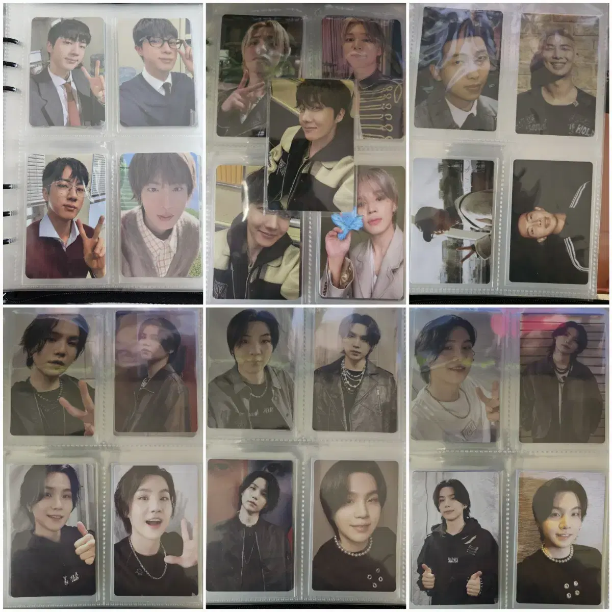 (41장 bulk) bts mu muse dey happy jimin yoongi namjoon j-hope jin seokjin albumphotocard