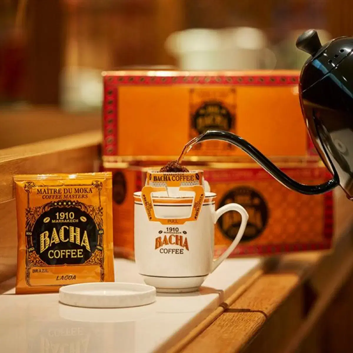 BACHA COFFEE 1910바샤커피 기프트박스, 12g,25개,미개봉