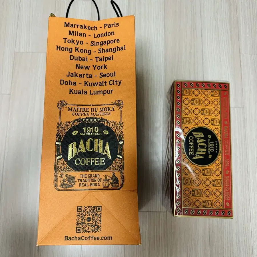 BACHA COFFEE 1910바샤커피 기프트박스, 12g,25개,미개봉