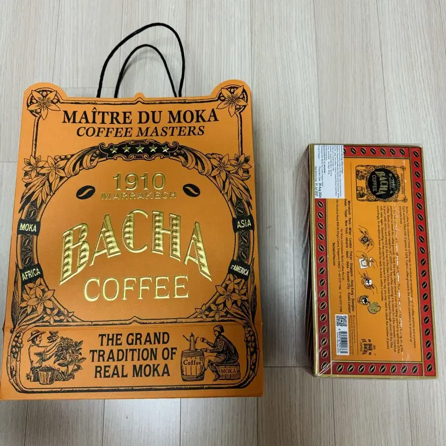 BACHA COFFEE 1910바샤커피 기프트박스, 12g,25개,미개봉