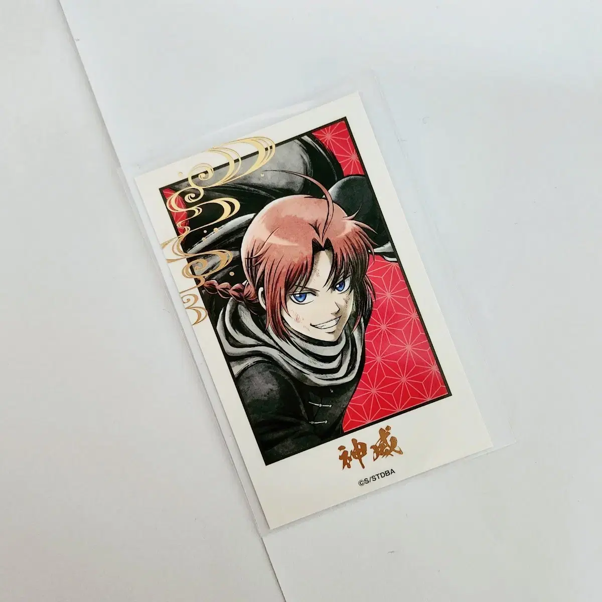 Gintama Kamui Vahn Dai Namco Gerafon Kuji C Statue Gilded Cheki polaroid WTS