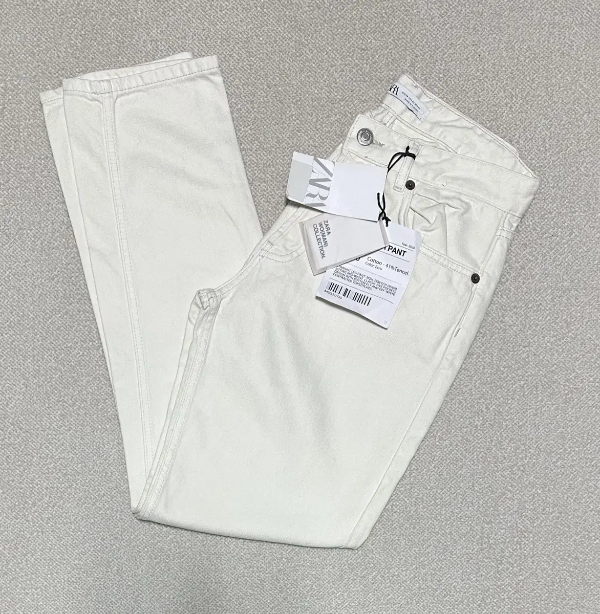 ZARA White chino pants New Arrivals