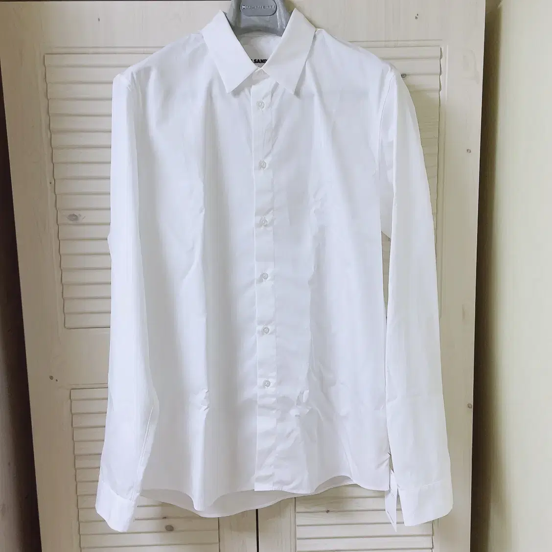 [New] Jil Sander / Poplin Cotton Blend White Shirt / 41