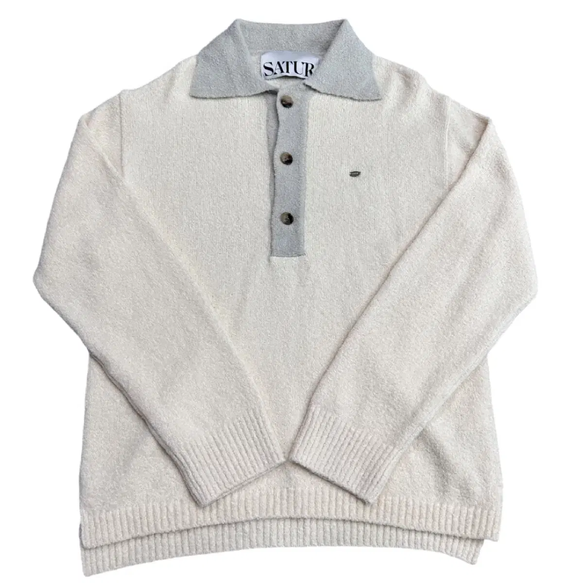 Setter Neapolitan wool ivory kara knit M (new)