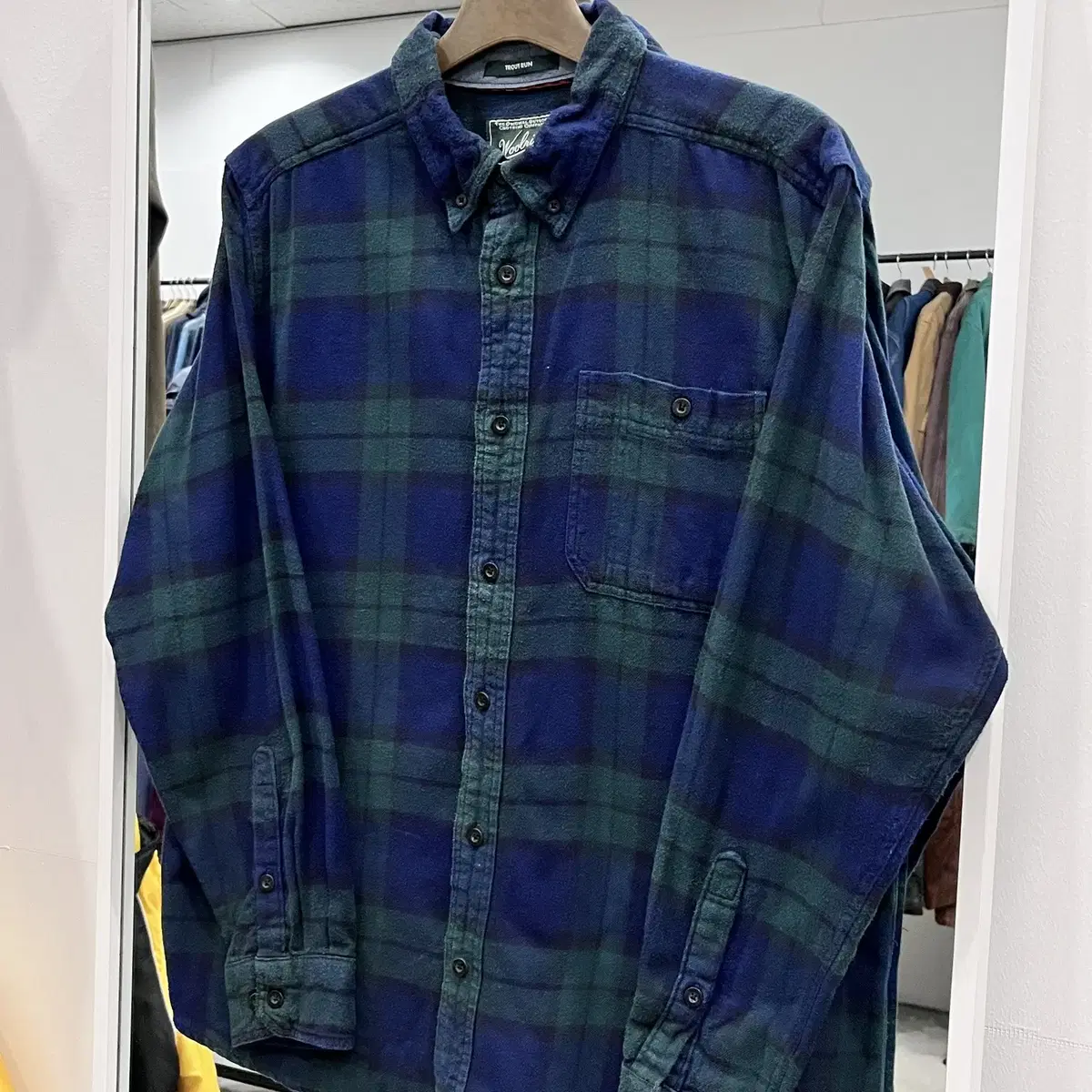 Woolrich 울리치 타탄 체크 플란넬 셔츠