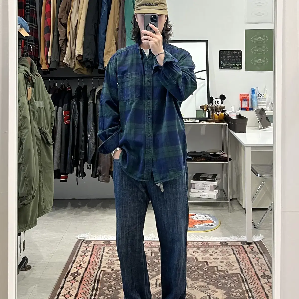 Woolrich 울리치 타탄 체크 플란넬 셔츠