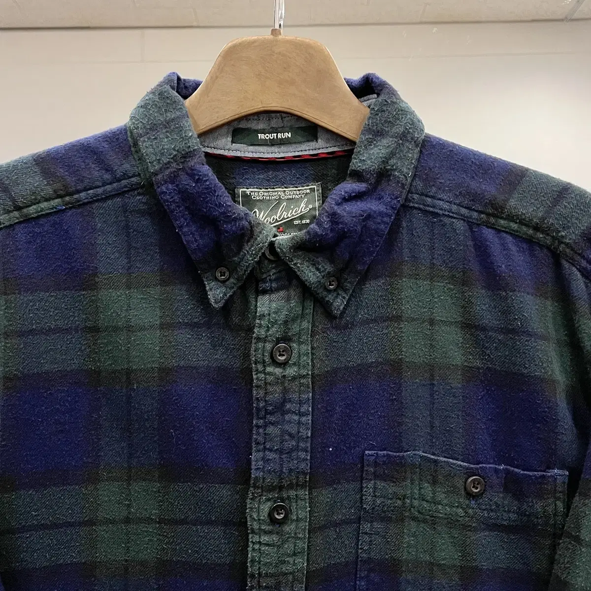 Woolrich 울리치 타탄 체크 플란넬 셔츠