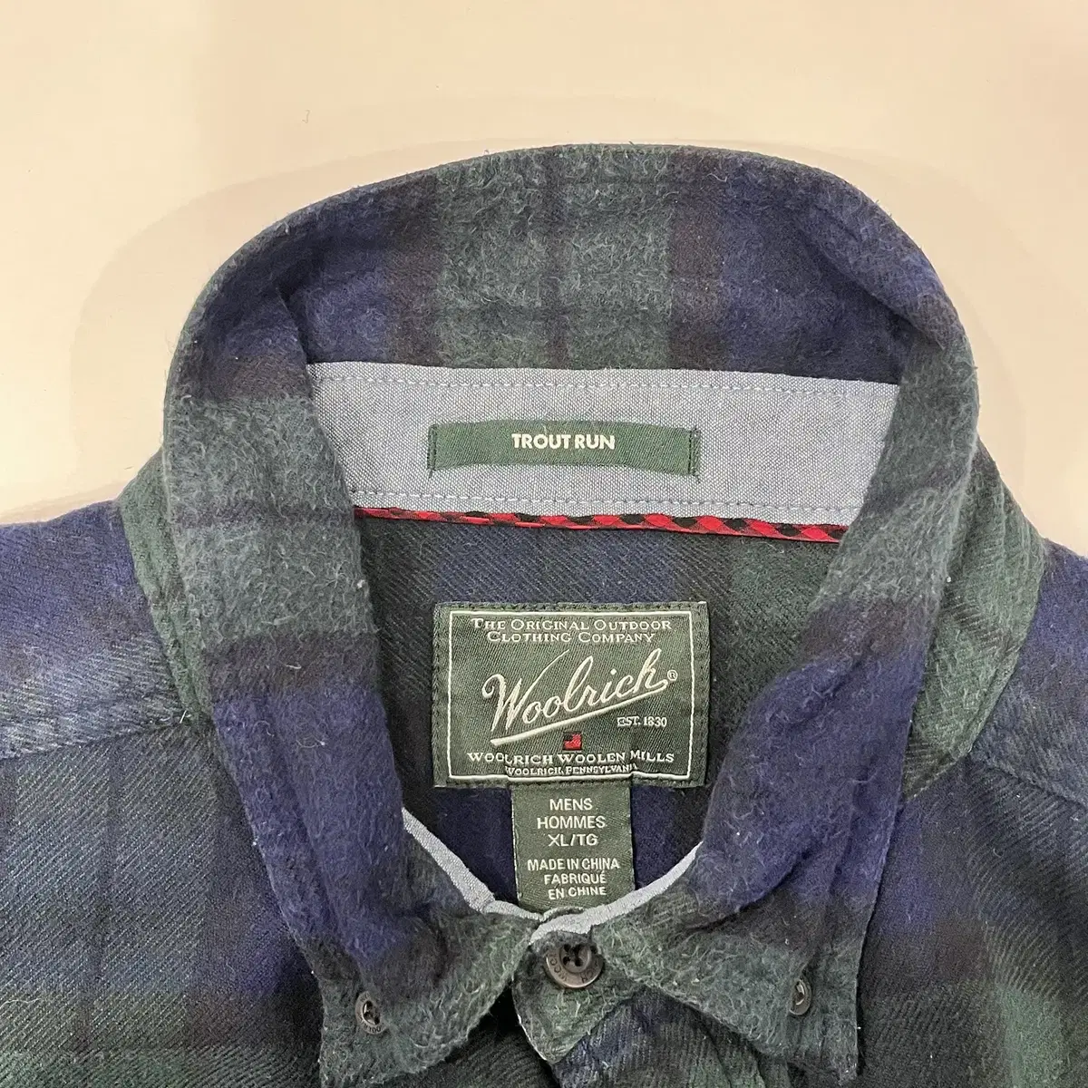 Woolrich 울리치 타탄 체크 플란넬 셔츠