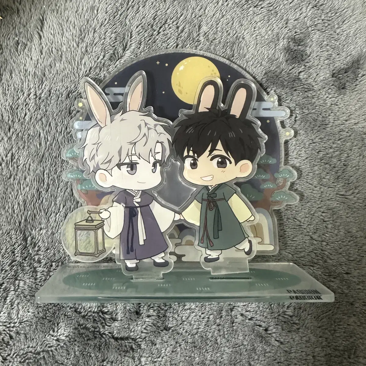 Fashion Moon Rabbit acrylic stand woozi chuseok