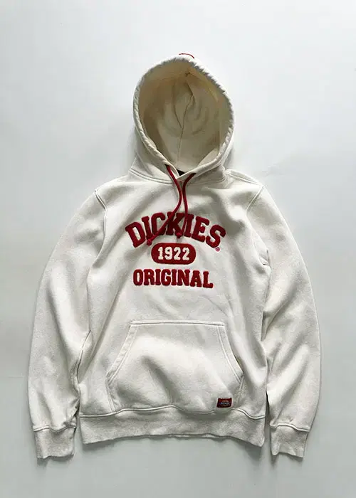 [L] Dickies Ivory Hooded T-Shirt