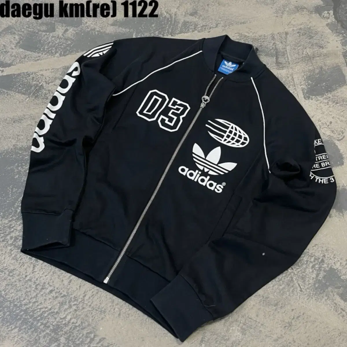 adidas Jersey Zip Up XS