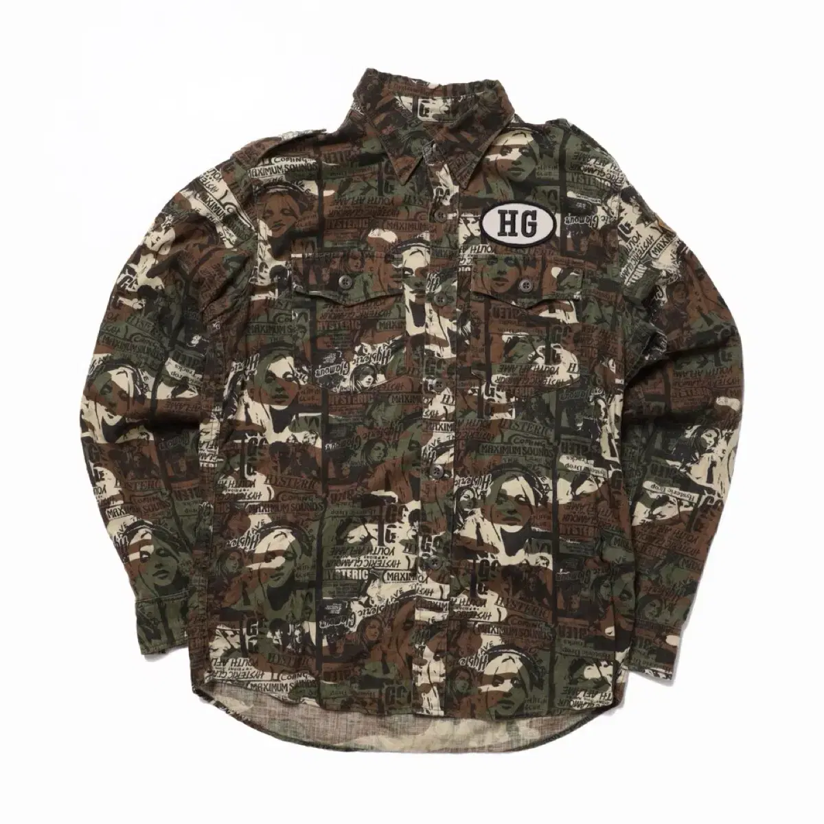 Hysteric Glamour Camo Shirt Jacket