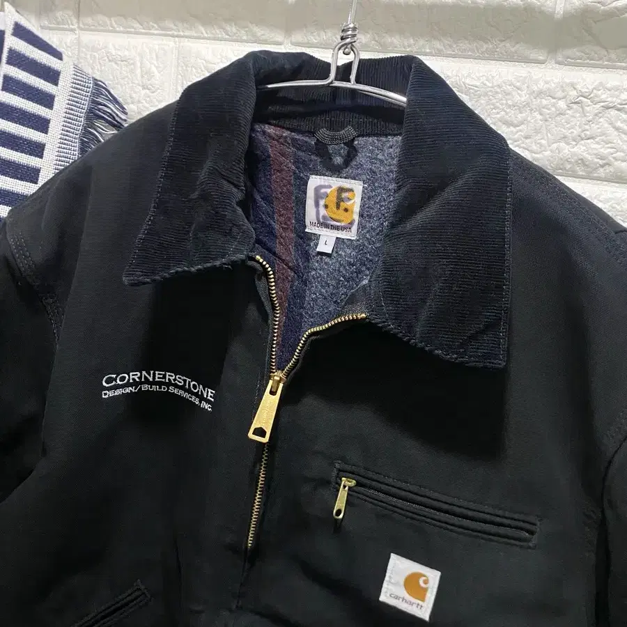 (usa)Carhartt J001-BLK Detroit jacket