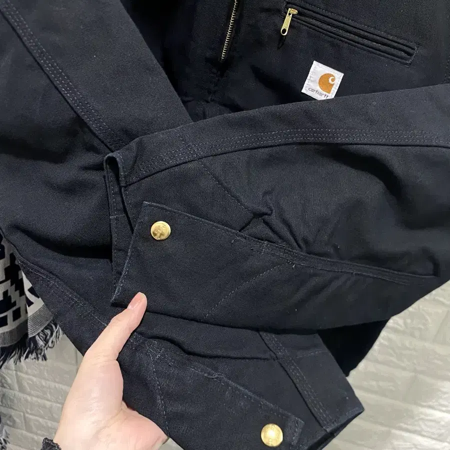 (usa)Carhartt J001-BLK Detroit jacket