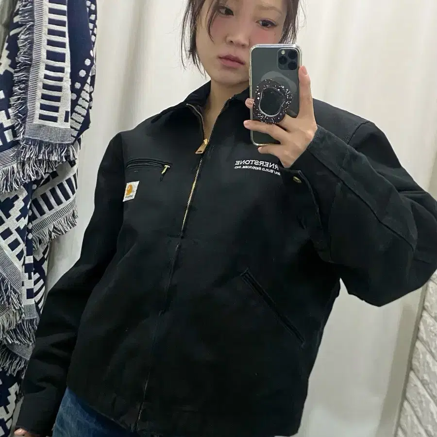 (usa)Carhartt J001-BLK Detroit jacket