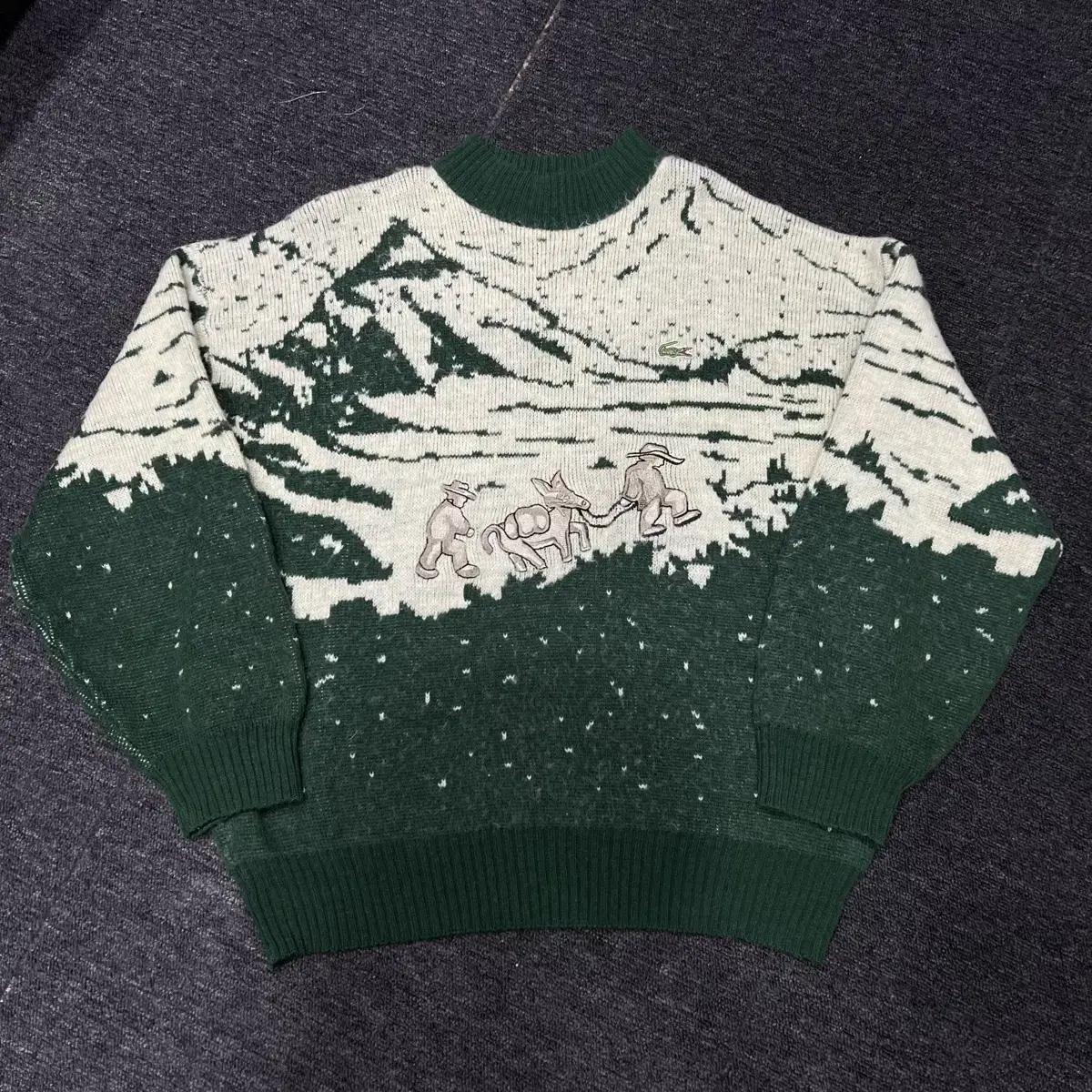 Lacoste Vintage Knit Sweater