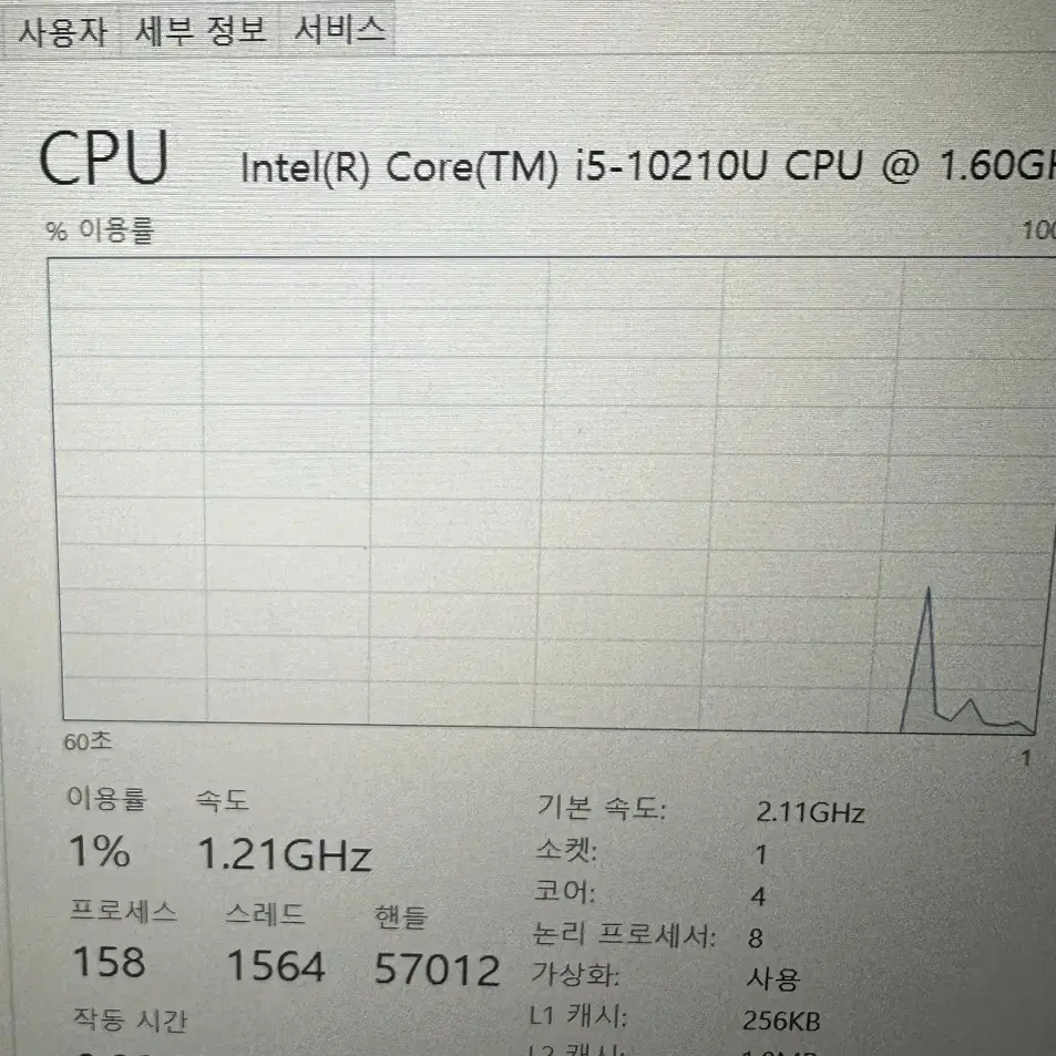 지포스 i5 10세대 10210 HP probook 450 G7 노트북