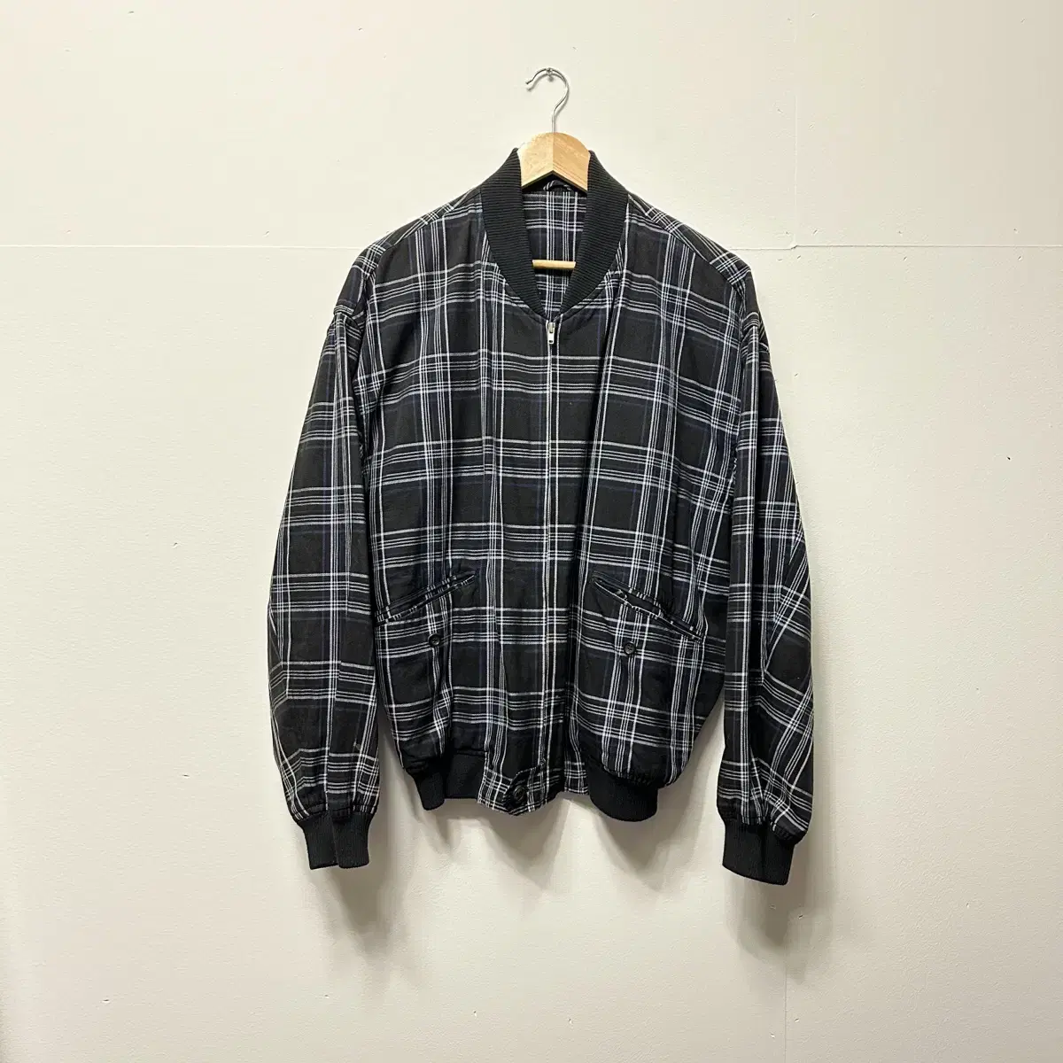 [Comme des Garçons Song] 80s Check Bomber Jacket 103