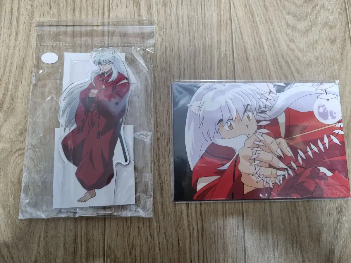 Unsealed) Inuyasha Trajectory Battle Acrylic Stand + Inuyasha Postcard B Set Bulk