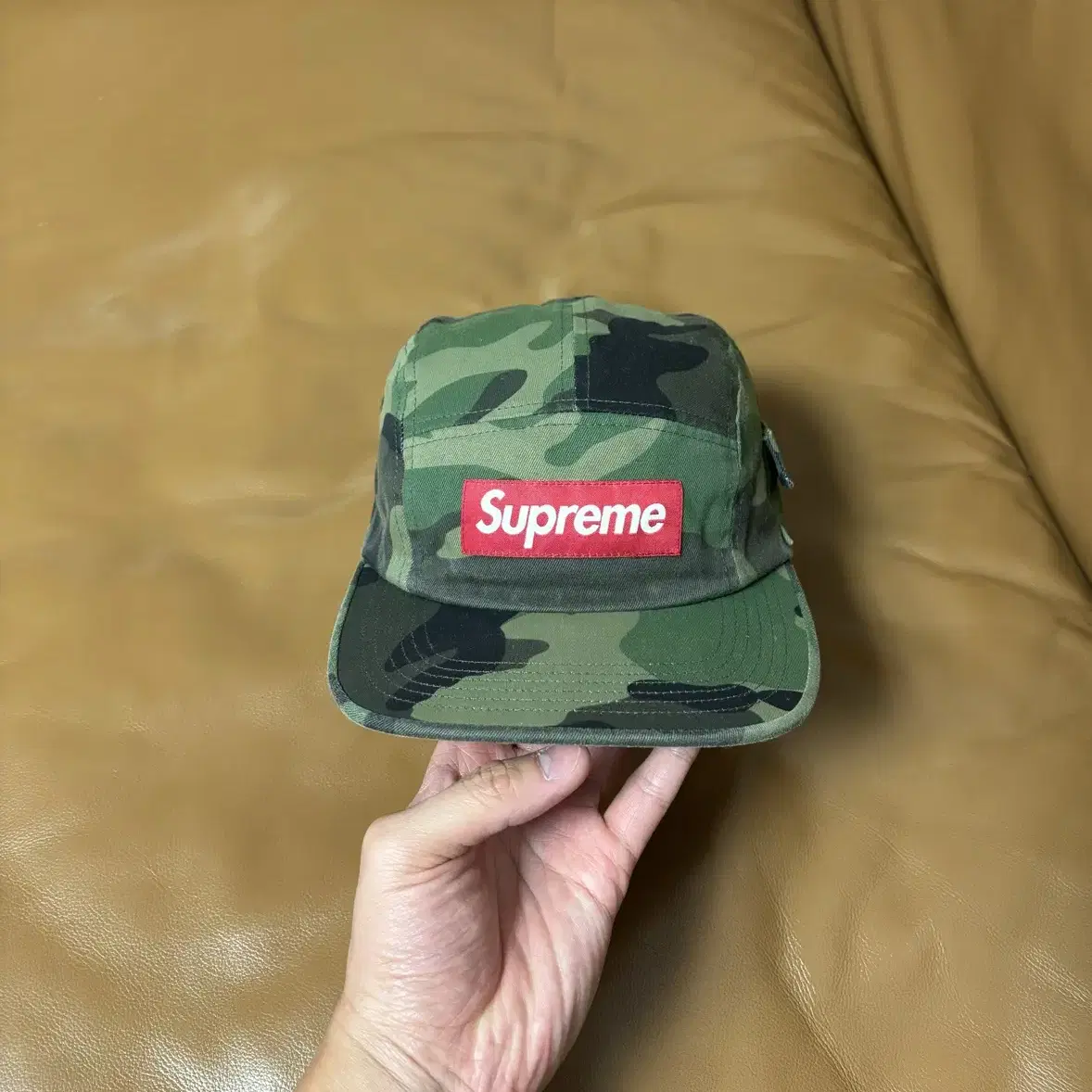 Supreme 슈프림 밀리터리 카모 캠프캡 모자 (Cargo Camo)