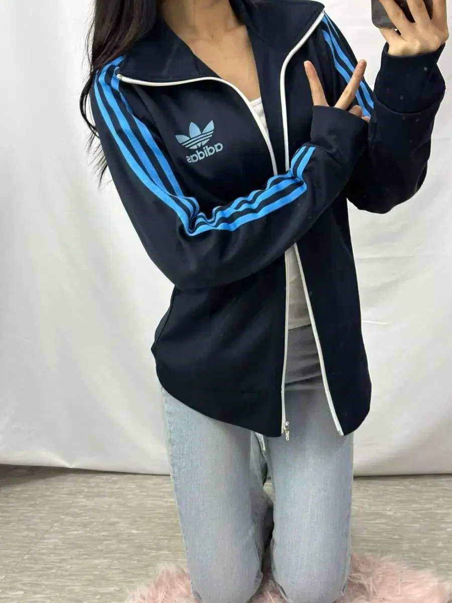 Adidas Skyblue Big Europa Track Top Rare