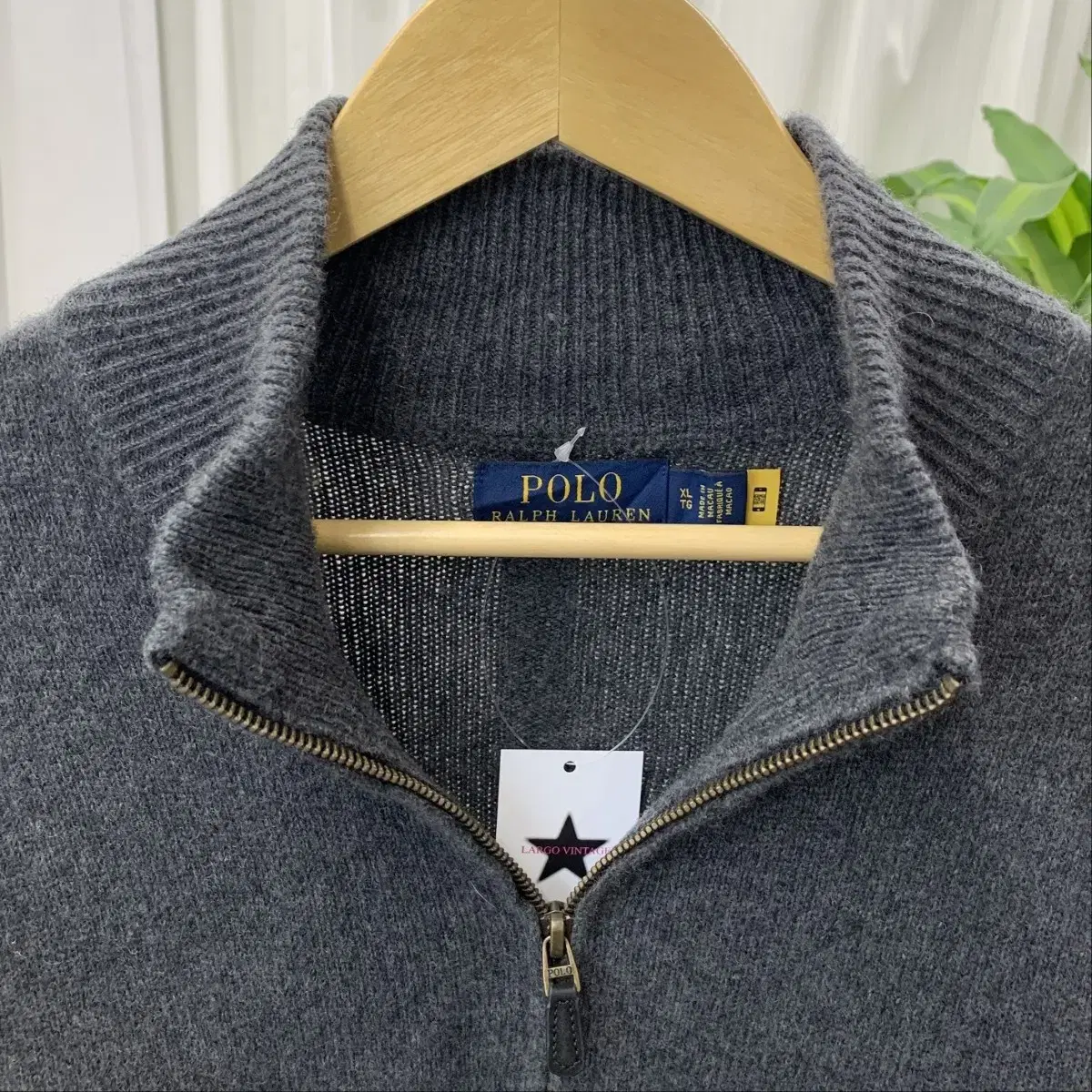 POLO RALPH LAUREN 폴로랄프로렌 하프집업 니트