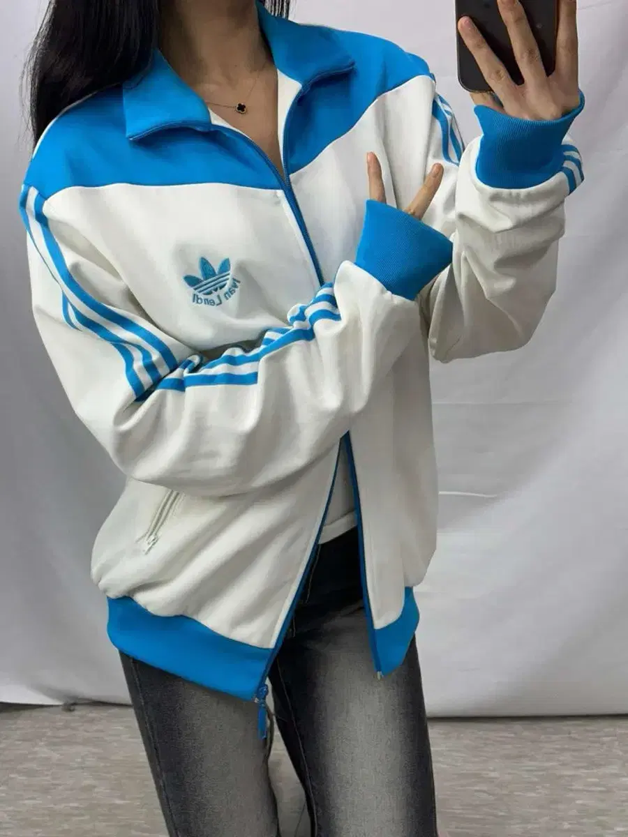 adidas ivan randywhite kim chaewon st pinterest tracktop rare jersey(l)