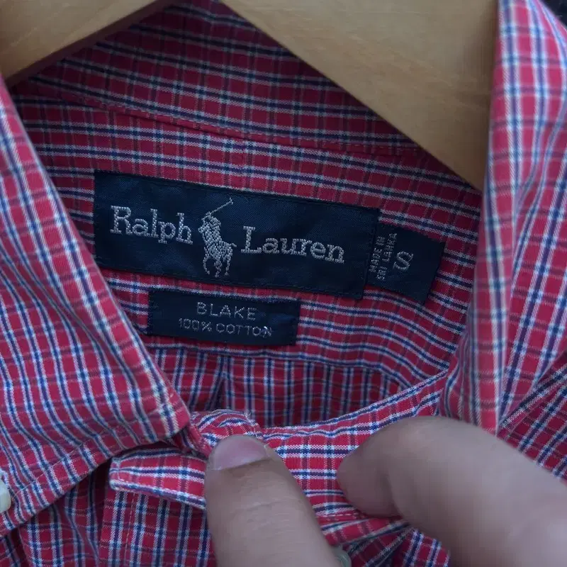 polo ralphlauren 폴로랄프로렌 레드 체크 셔츠