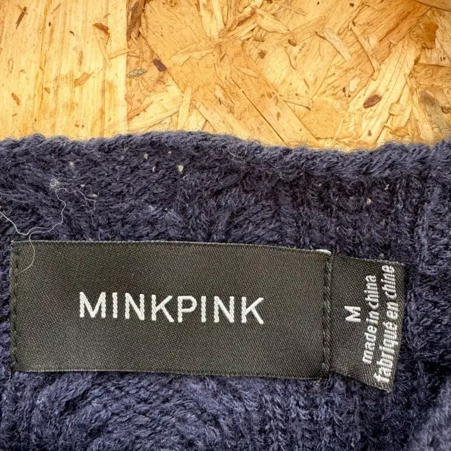 Mink Pink 케이블 니트 M