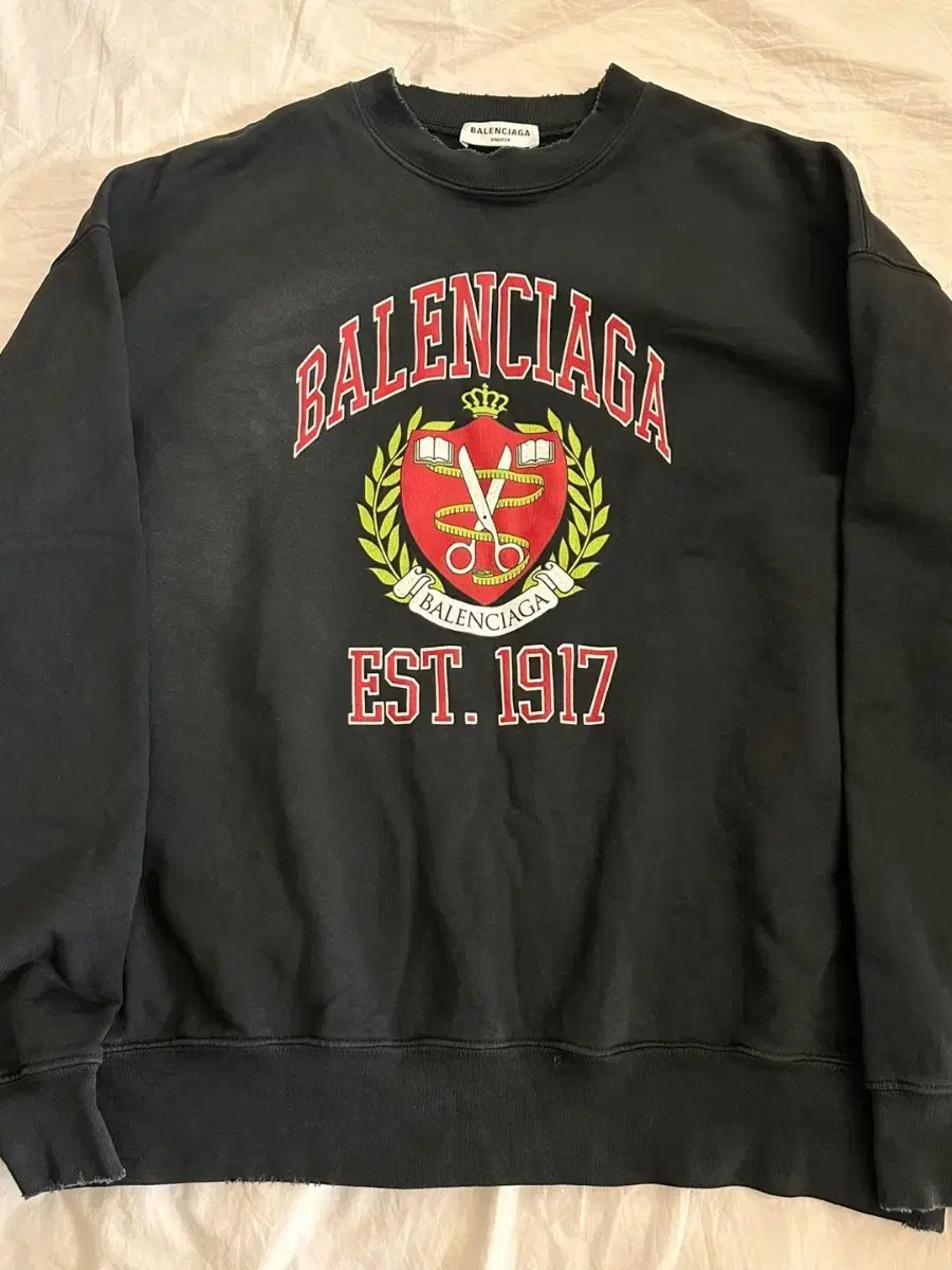 [XS] Balenciaga College Logo Sweatshirt