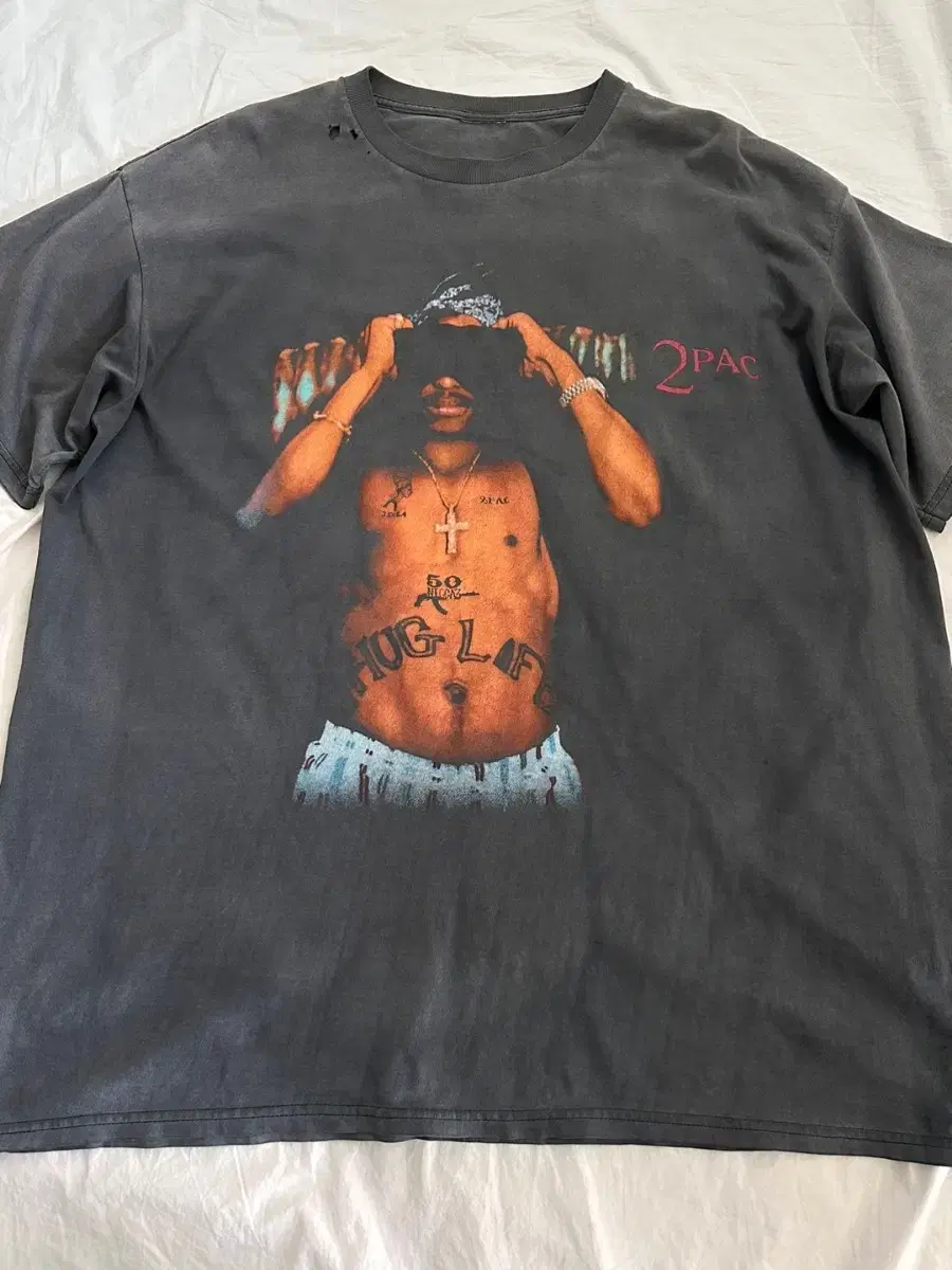 [XL] 90s 2pac short sleeve t-shirt All Eyes On Me