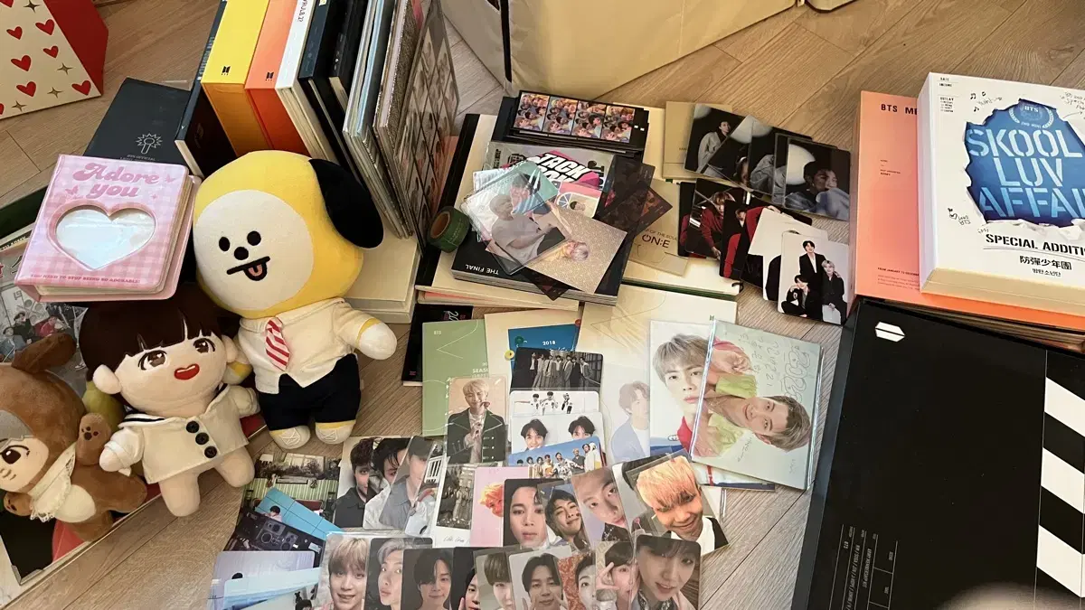 Sharing BTS merchandise