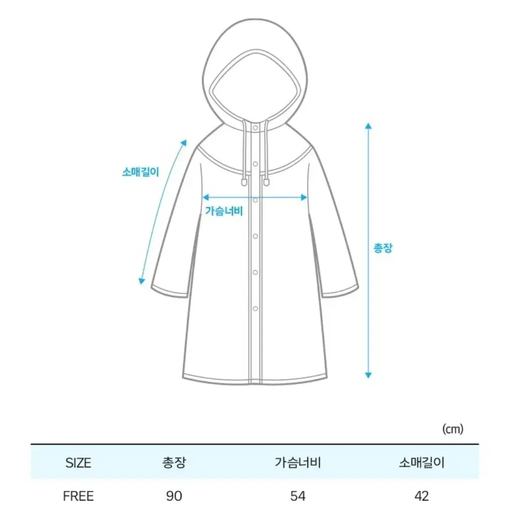 다회용 우비 비옷 레인코트 일괄 판매