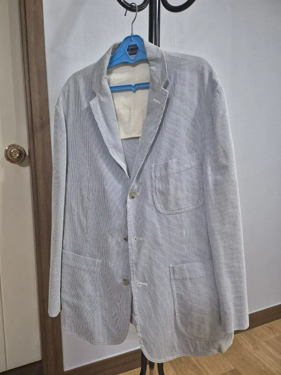 Polo Seersucker Blazer L