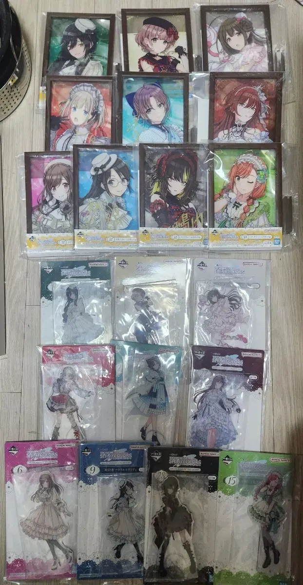 Idolmaster Shanimasu Ichibankuji Photo Frame,Acrylic Stand Set