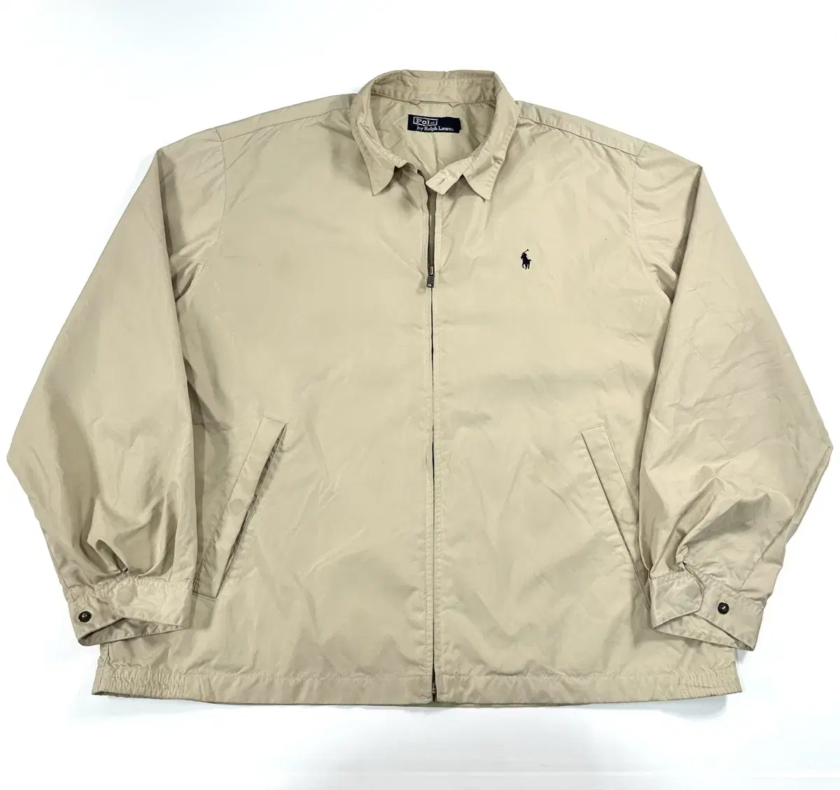 Polo Ralph Lauren Beige Nylon kara Swing Top Jacket