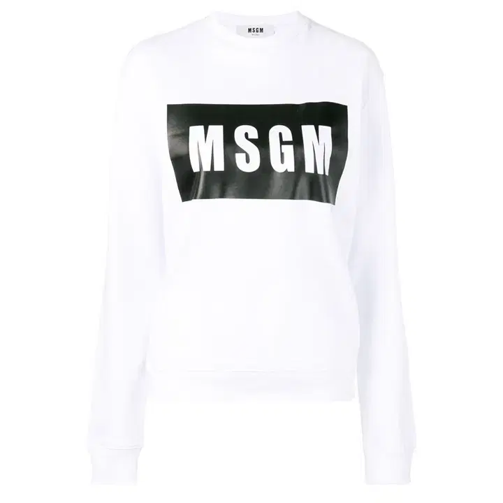 [MSGM] 박스 로고 프린팅 맨투맨 2641MDM96 195299 01