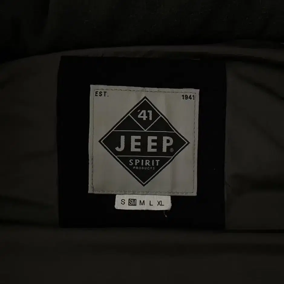 거의새상품) Jeep 지프 오리털 블랙 패딩조끼 90