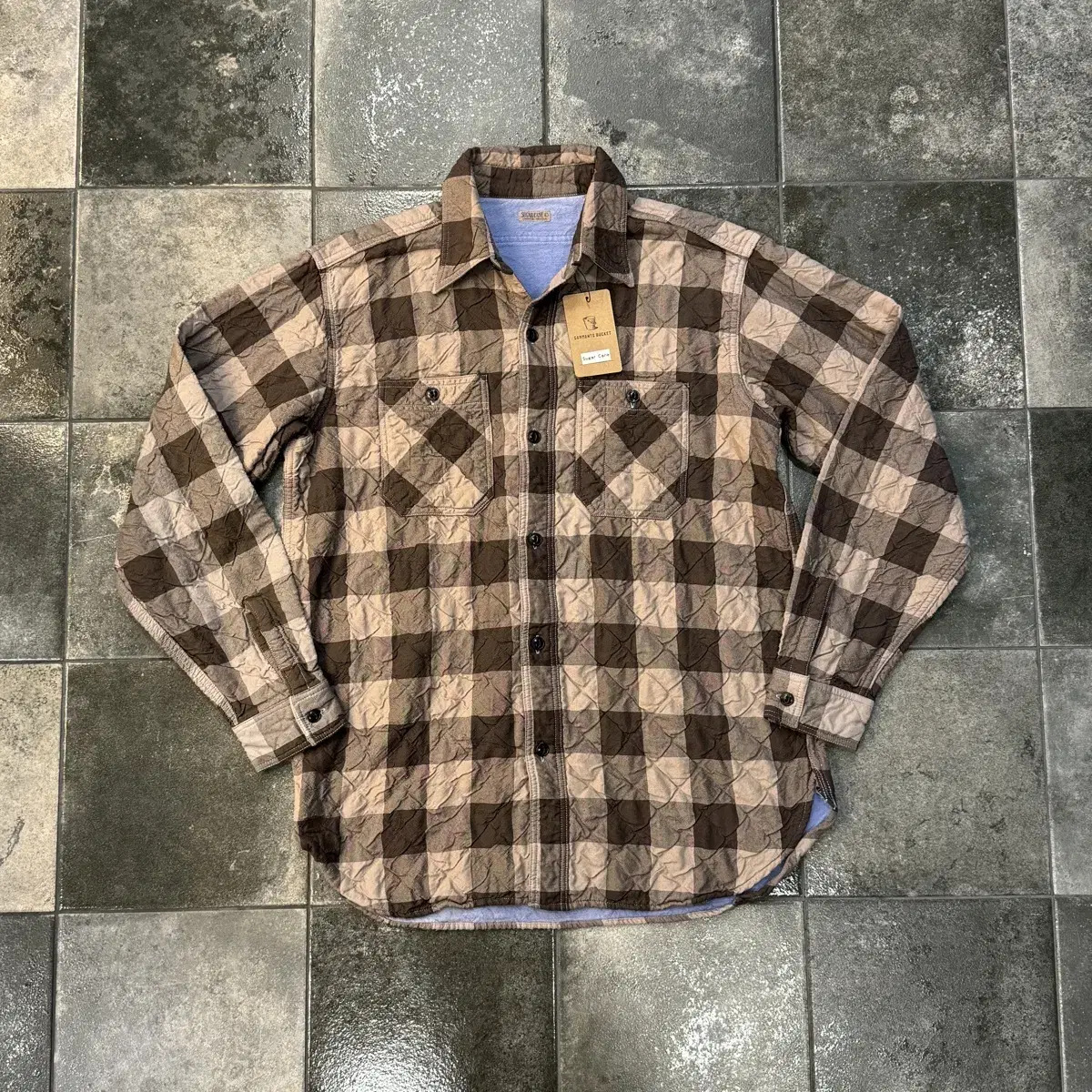 Sugarcane Quilted Check Shirt