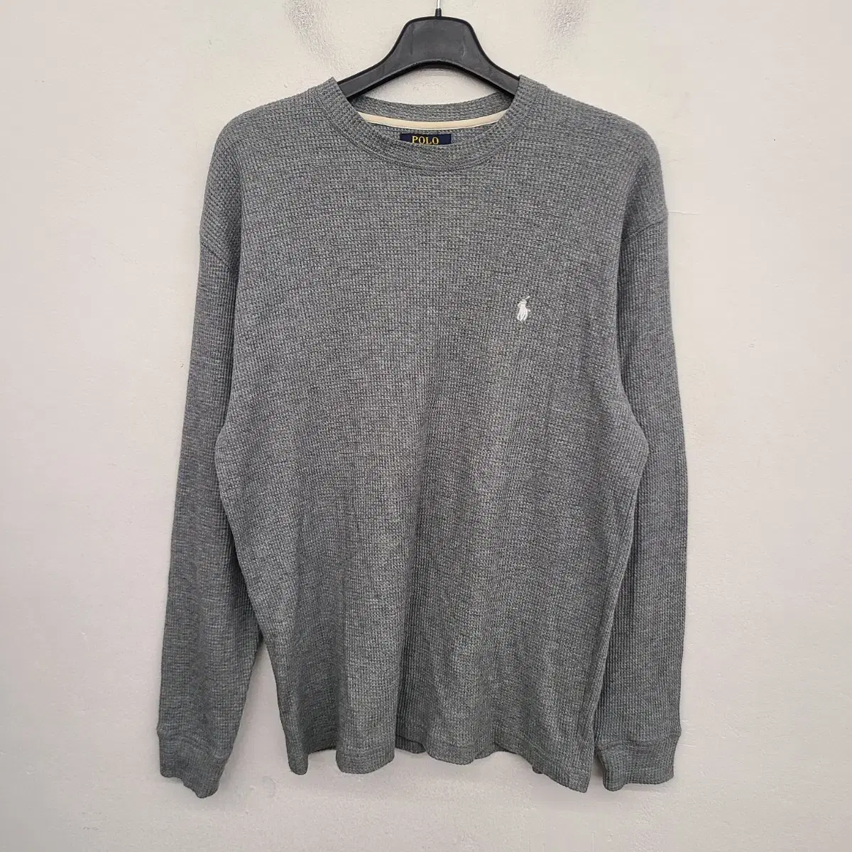 [105/XL] Polo Ralph Lauren Cotton Waffle Pattern Long Sleeve Tee