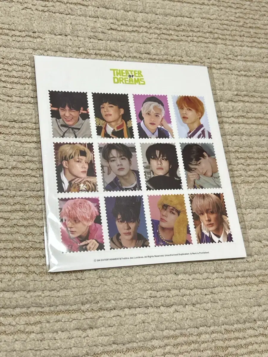 NCT Dream Theater of Lights jeno Stamp stickers below cost sell WTS