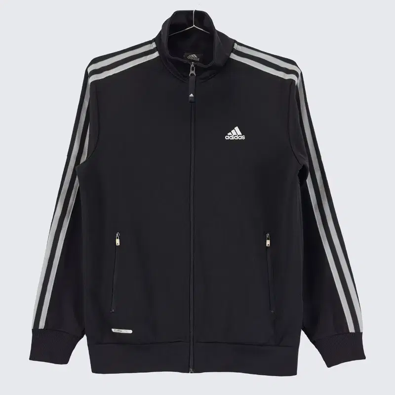 [adidas] poly blend track top jersey jacket zip-up (men's 90)