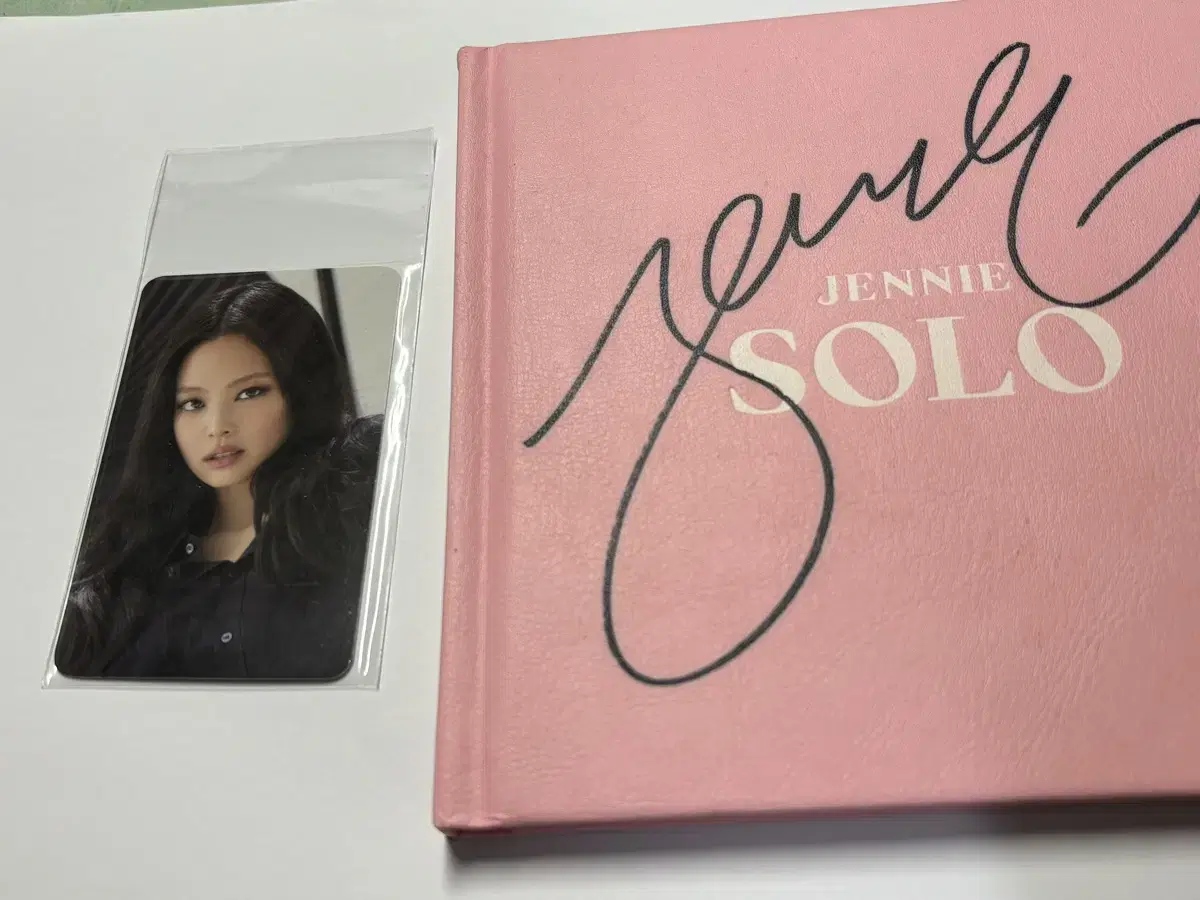 Autographed copy of Jennie's solo album.