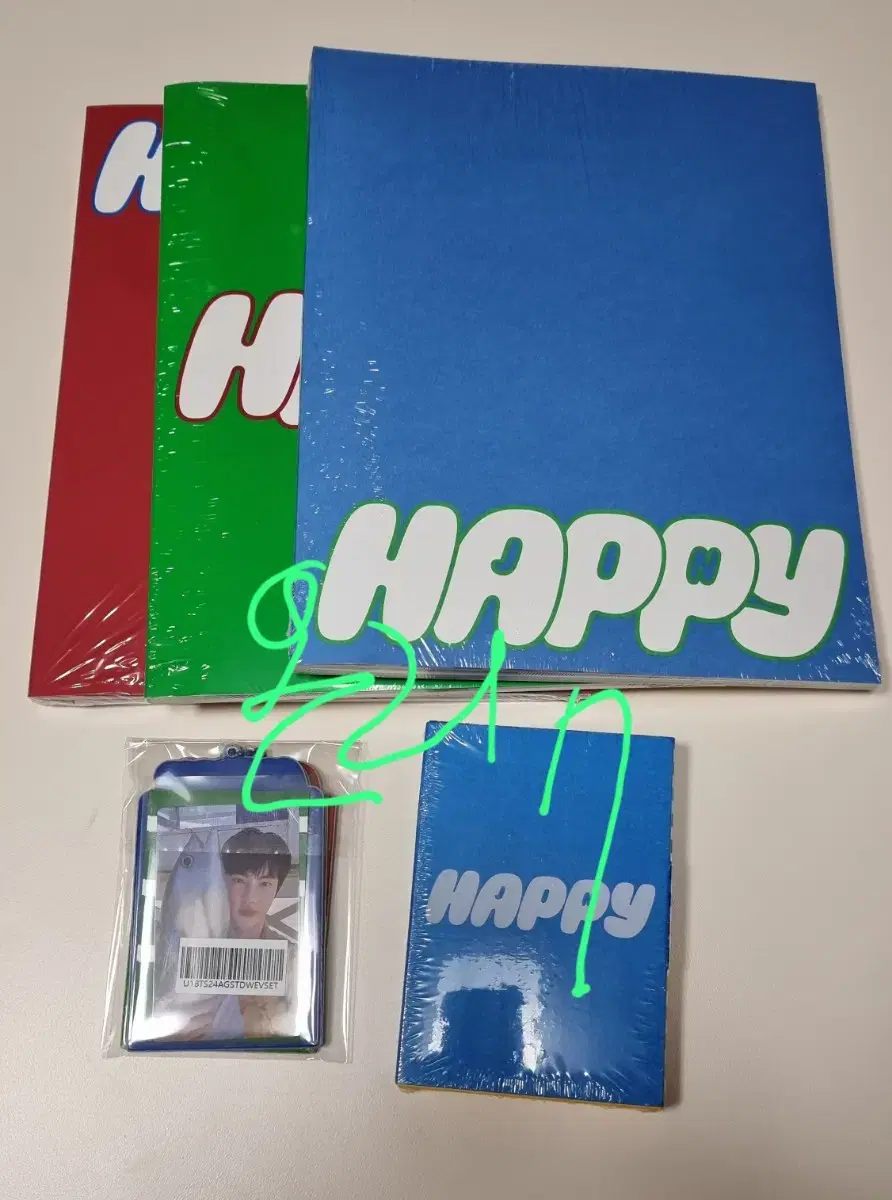 Bangtan Seokjin Happy Album Set sealed weverse preorder Photocard Included