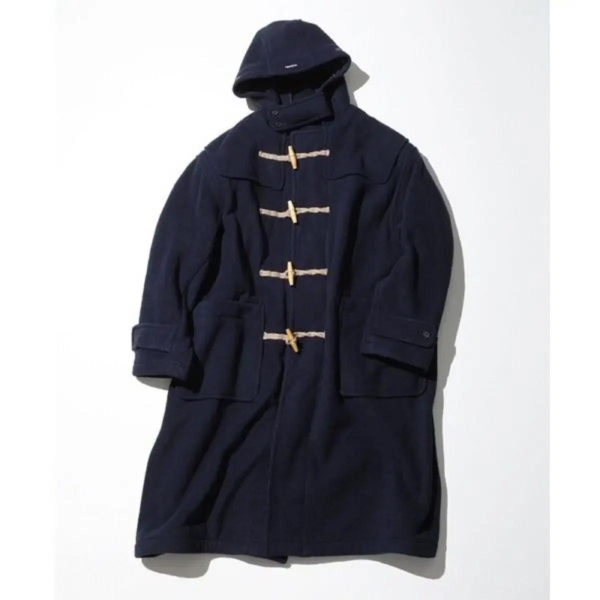 Nautica Japan Boa Fleece/Hooded Duffel Coat/Tteokbokki Coat Navy Large