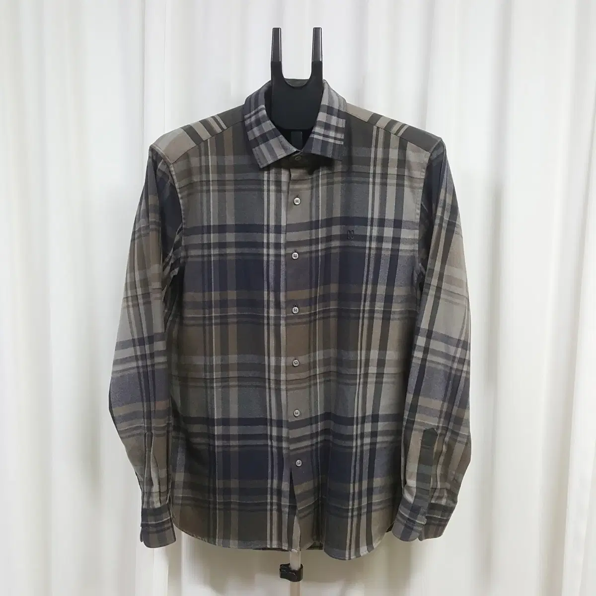 Dax Flannel Check Shirt Size 110 Oilcloth