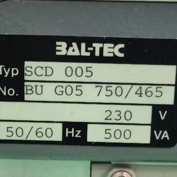 Baltec Sputter Coater SCD005 스퍼터코터