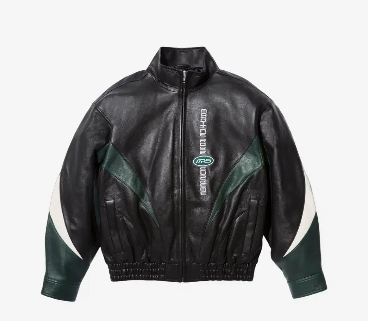 [M] Supreme Martin Rose Leather Jacket Black